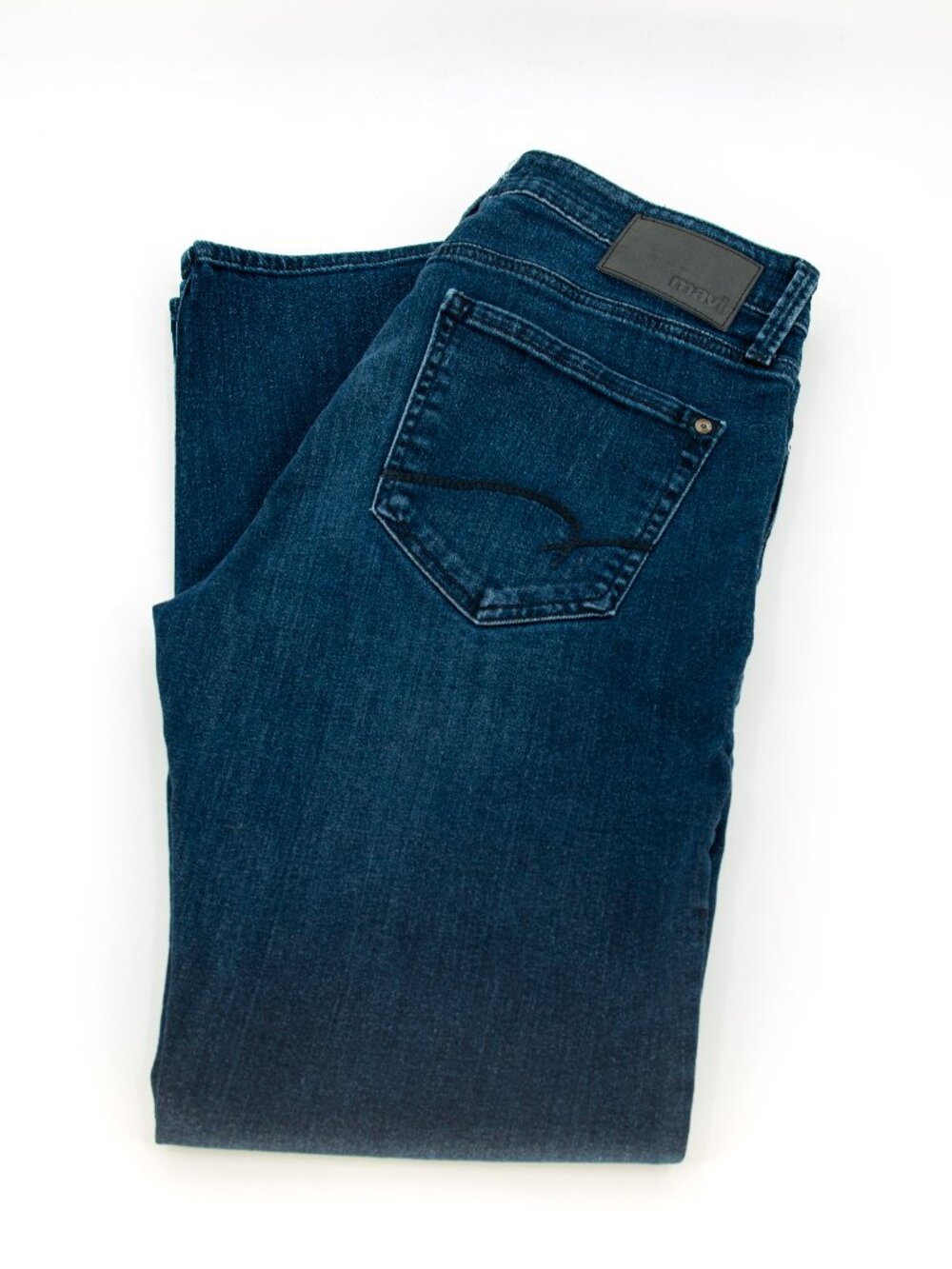 Mavi Marcus Sim Straight Jeans | Dark Wash Blue | Men's 31x30